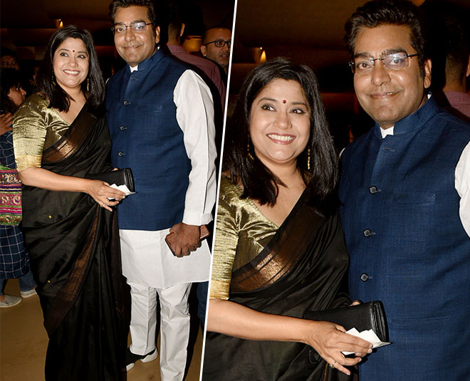 renuka shahne ashutosh rana madhuri film premier