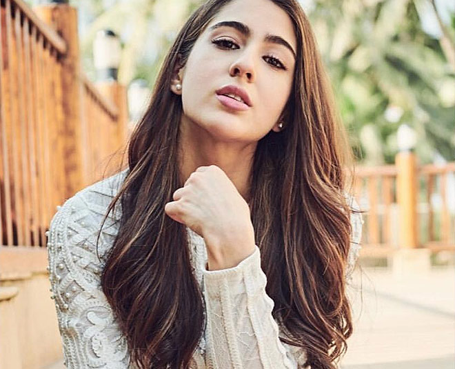 sara ali khan beautiful hair inside 
