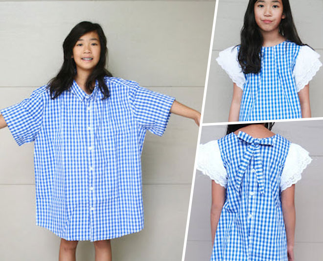 sarah transform big shirt frock