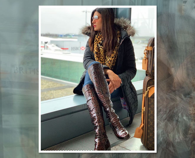 sushmita sen rohman shawl london romantic  vacation 