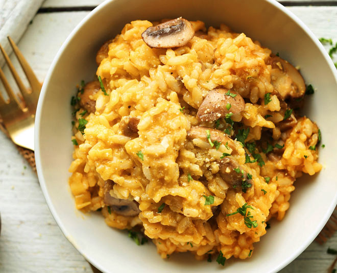 vegetable risotto inside 