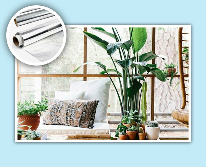 aluminium foil for use for shifting things inside 