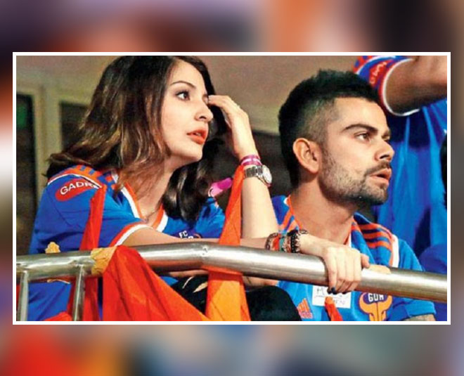 anushka virat football match