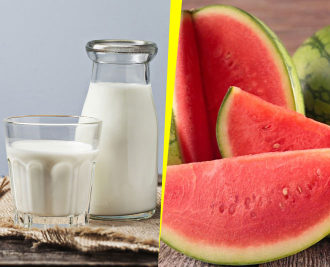 beauty tips watermelon milk facepack inside 