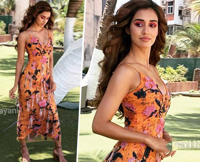 disha patani floral dress