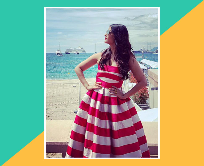 golden nail paint at cannes