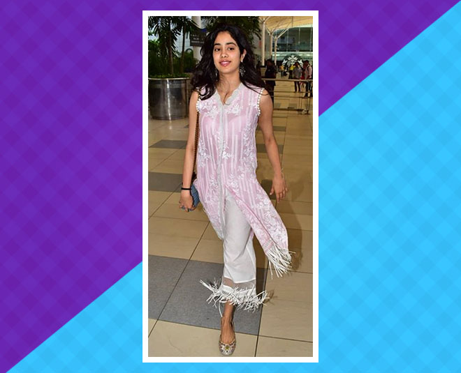 janhvi kapoor airport ()