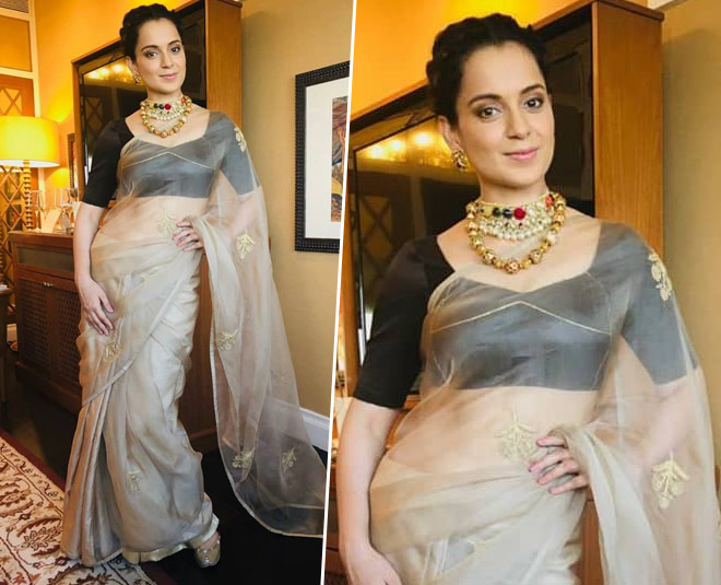 kangana ranaut in saree