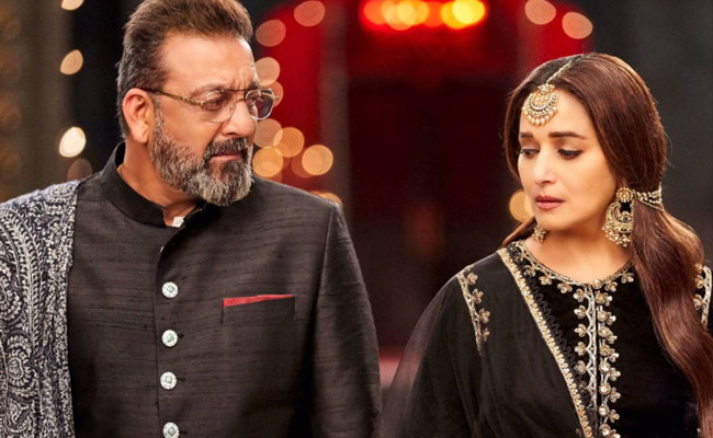 Which movie was Madhuri and Sanjay Dutt's first ? madhuri sanjay quiz