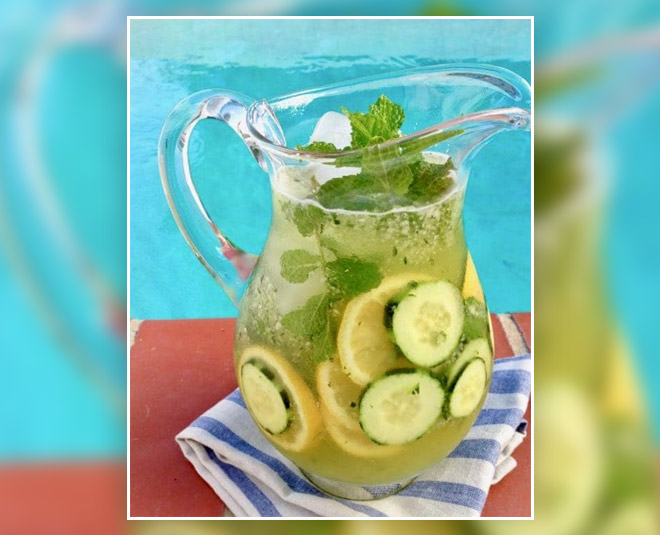 mocktails recipe cucumber mint lemonade