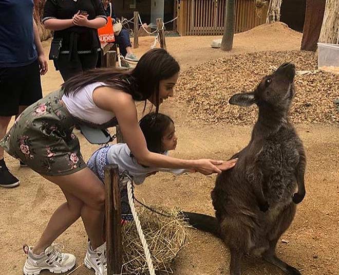 nushrat bharucha australia travel diary with kangaroo inside 
