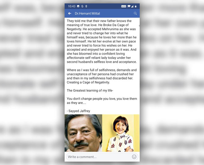 saeed jaffrey late bollywood actor dairy on biggest learning