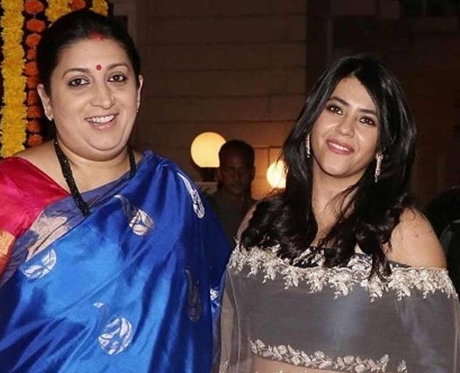smriti irani and ekta kapoor tv celebrity friends