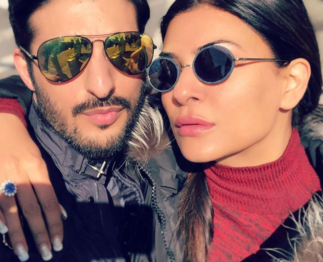 sushmita sen rohman shawl perfect couple inside 