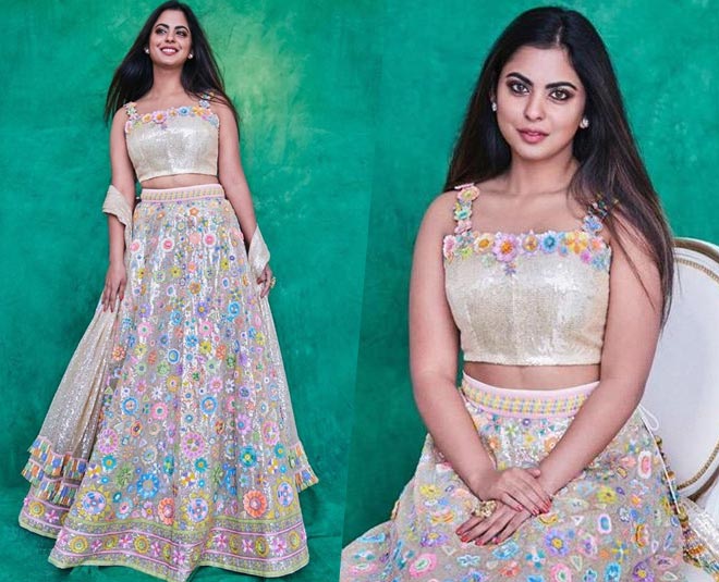 Isha Ambani  Stunning Ethnic Looks For Engagement