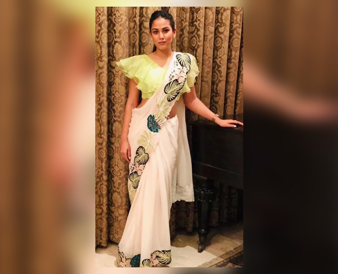 Mira Rajput  Elegant Saree Styles For Night Party