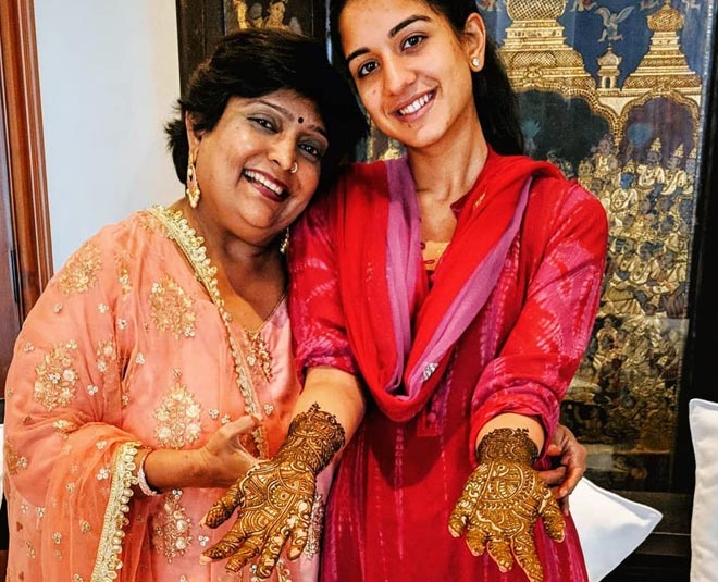 Radhika Merchant Mehndi Designs Pictures