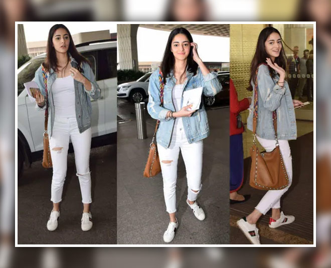 ananya panday denim dress five