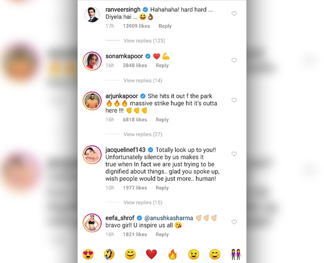 anushka sharma supported by fans