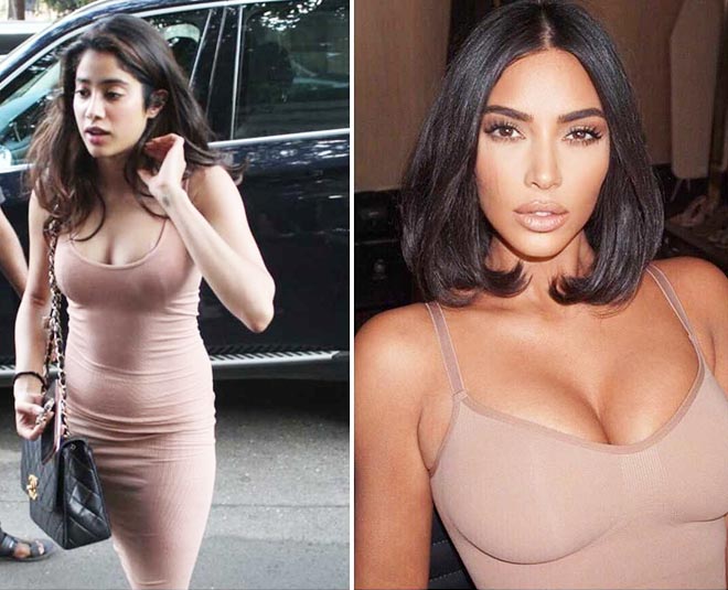 coloured dresses like janhvi kapoor fashion INSIDE THREE