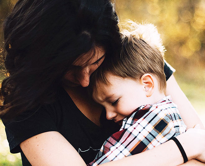 cry in front of your kids sometimes inside TWO