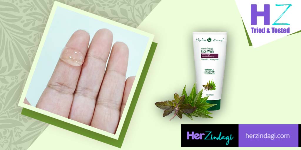 HZ Tried & Tested Herbs & More Vitamin Therapy Face Wash Detailed