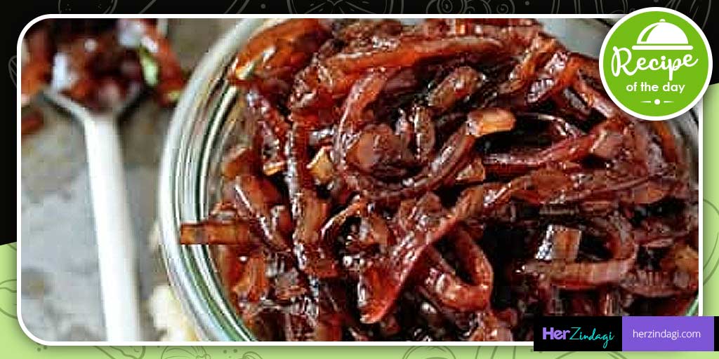 Serve Onion Chutney As A Side Dish Or A Dip At Your Next Get TogetherServe Onion Chutney As A
