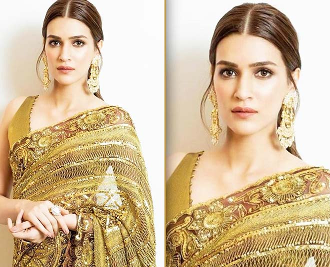 kriti sanon wearing manish malhotra beautiful lehenga