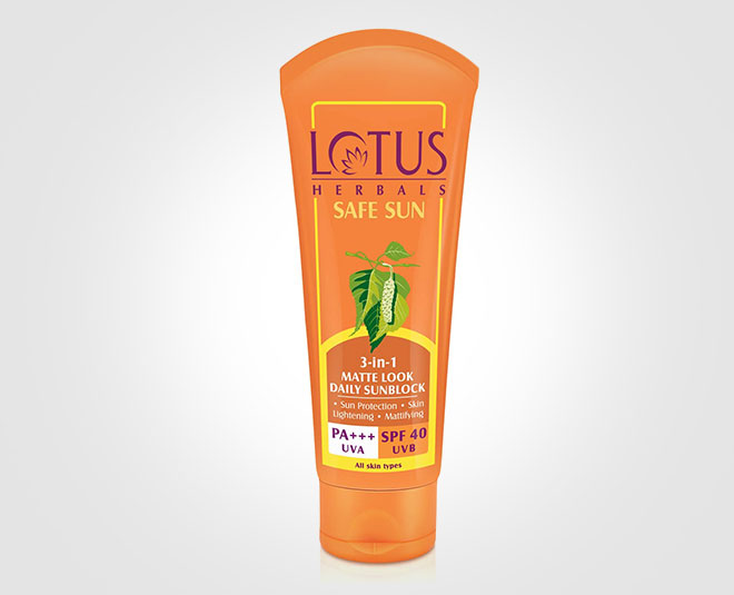 lotus sunscreen
