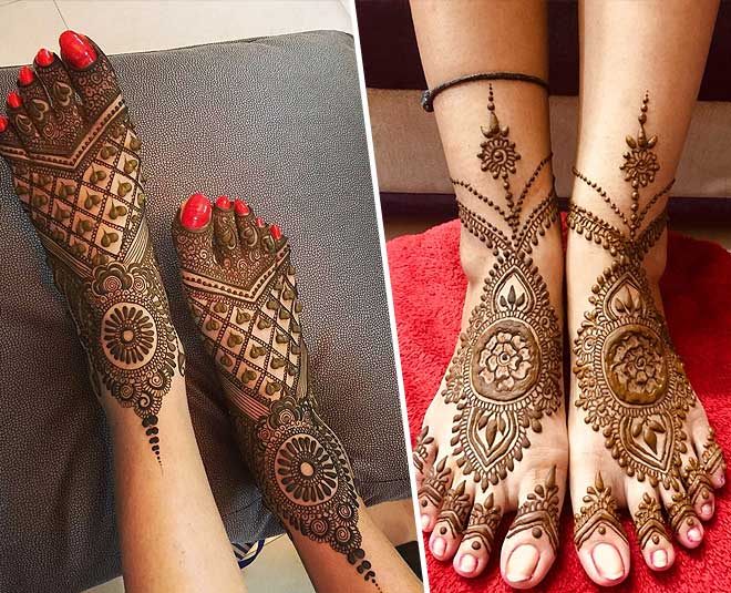 10 Amazing Henna Or Mehndi Latest Designs For Brides Leg | 10 amazing henna  or mehndi latest designs for brides leg | HerZindagi