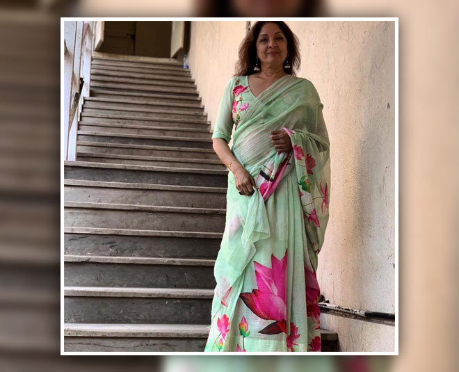 neena gupta in stylish saree