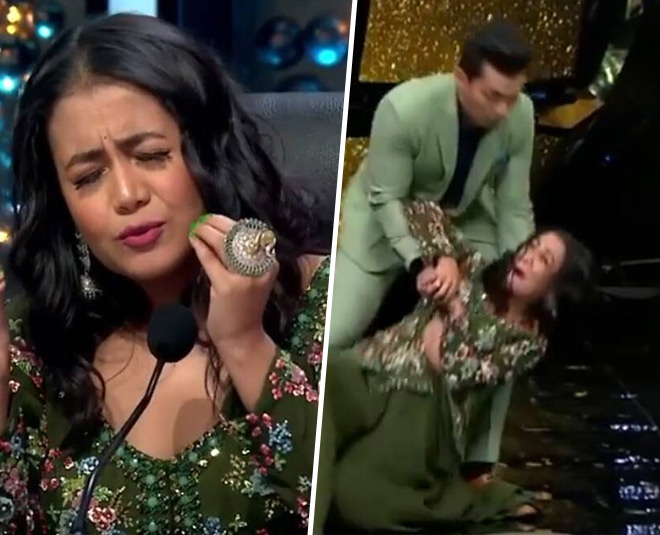 Neha Kakkar Com Sex - See Video: Indian Idol Judge Neha Kakkar Falls While Dancing On Stage With  Host Aditya Narayan | HerZindagi
