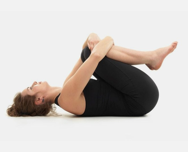 pawanasana for young look