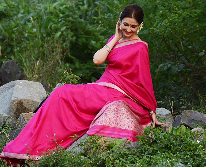 saumya tandon in saree