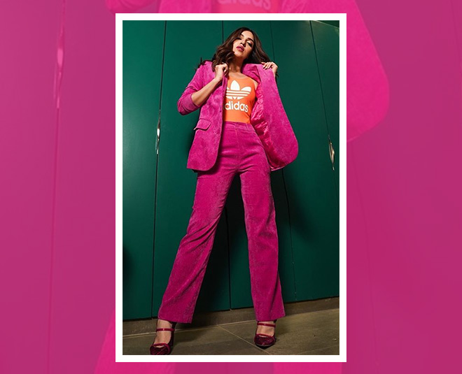 stylish in pantsuit like  bollywood celebs inside three