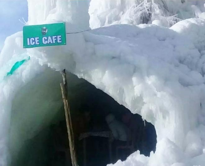 trip to Ladakh dont forget to visit Ice Cafe inside two