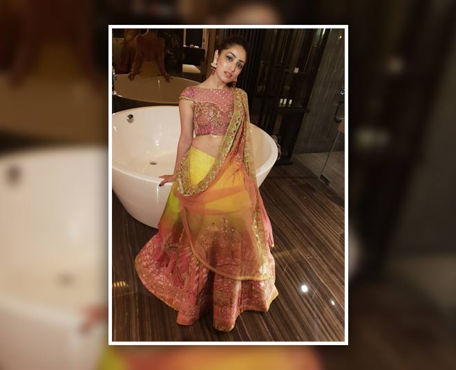 yami gautam in lehenga