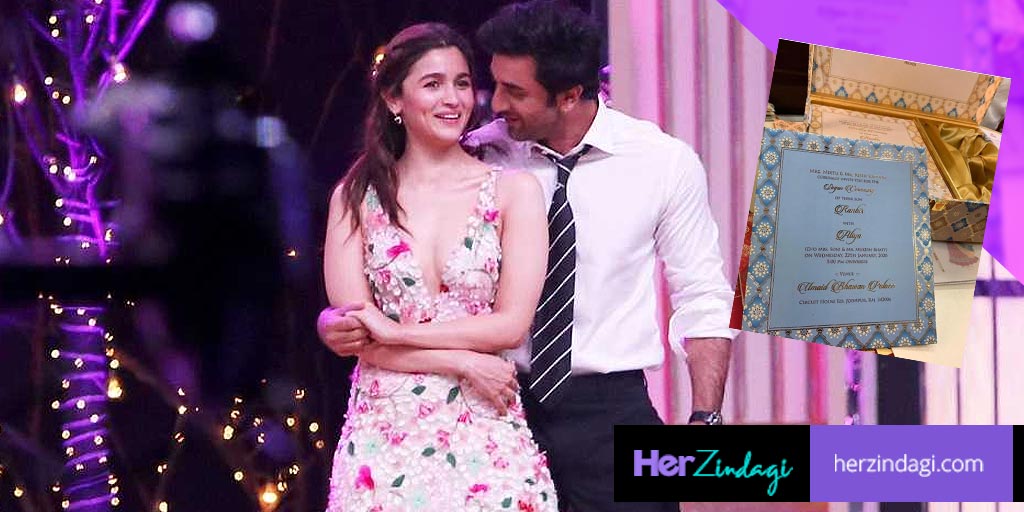 Alia And Ranbir Getting Married? First Picture Of Their Wedding Card