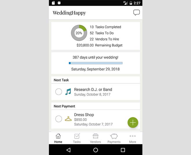 apps that makes your wedding planning much easier  inside four