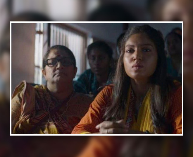 bhumi dark makeup look in bala inside 