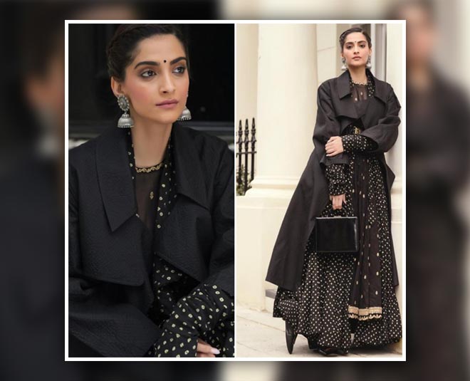 carrying overcoat like sonam kapoor inside three