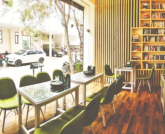 delhi cafe gives free book with every meal  inside one