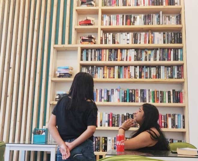 delhi cafe gives free book with every meal  inside three