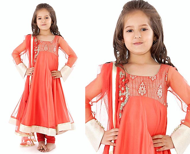 fashion tips for little girl child for laxmi pujan inside five