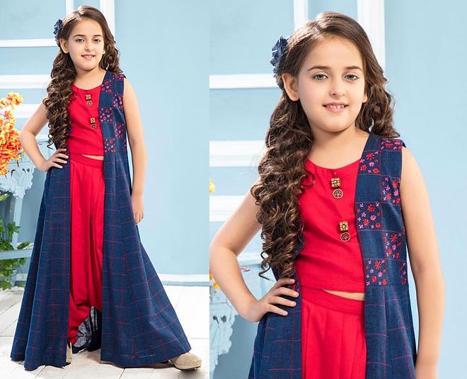 fashion tips for little girl child for laxmi pujan inside three