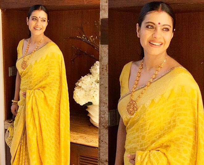 festive style inspiration from sarees worn by kajol  inside five