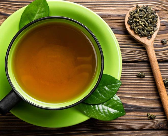 ग्रीन टी healthy food for breakfast green tea inside