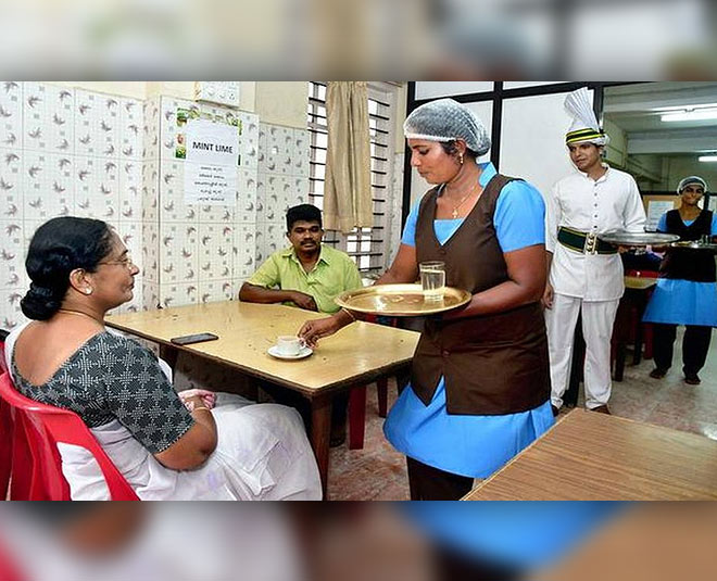 indian coffee house recruits two women first time inside 