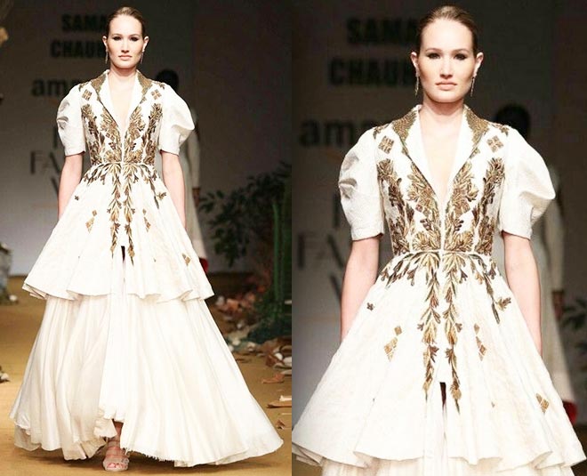 indo western traditional dresses  inside five