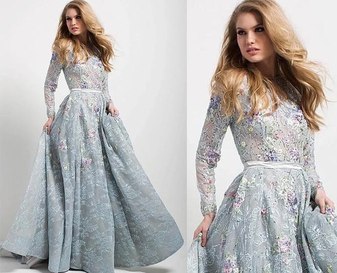 indo western traditional dresses inside one